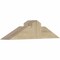 Ekena Millwork Portland Rough Sawn Timber Gable Bracket, Douglas Fir, 36"W x 9"H x 6"D x 6"F, 6/12 Pitch GBW036X09X0606POR00RDF - alternate 2